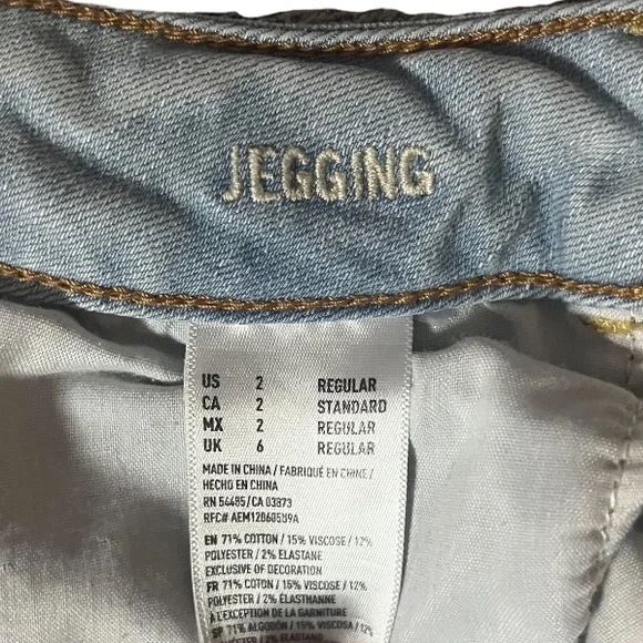 AEO 2 pairs super stretch Jegging Jeans - Picture 6 of 10